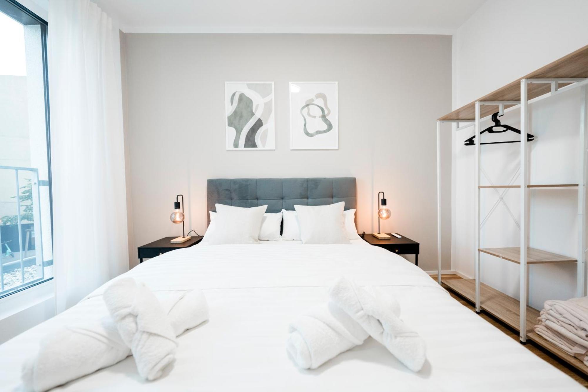 Kocasa-Apartments 01, City-Center Boeblingen, Stellplatz, Balkon, Waipu-Tv エクステリア 写真